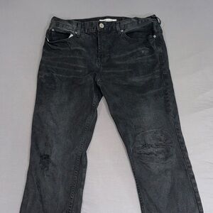 Distressed Black PACSUN skinny jeans